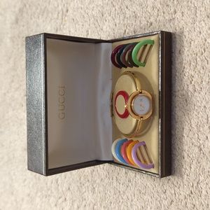 Gucci Multi Bezel Bangle Watch